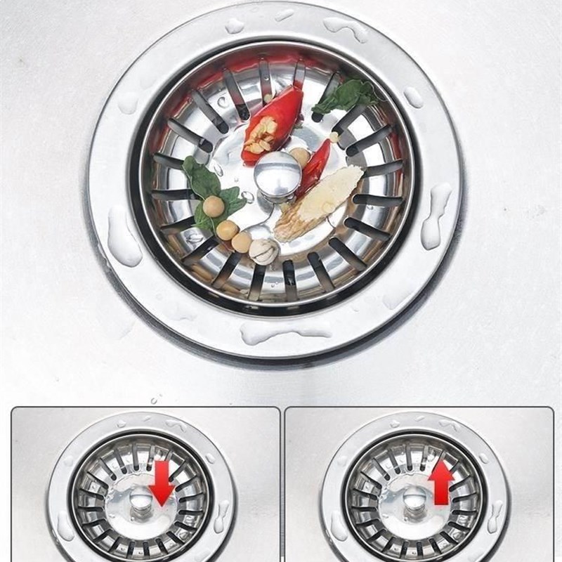 厨房水槽洗菜盆过滤网漏水塞提篮老式下水器漏斗盖塞子配件堵水塞