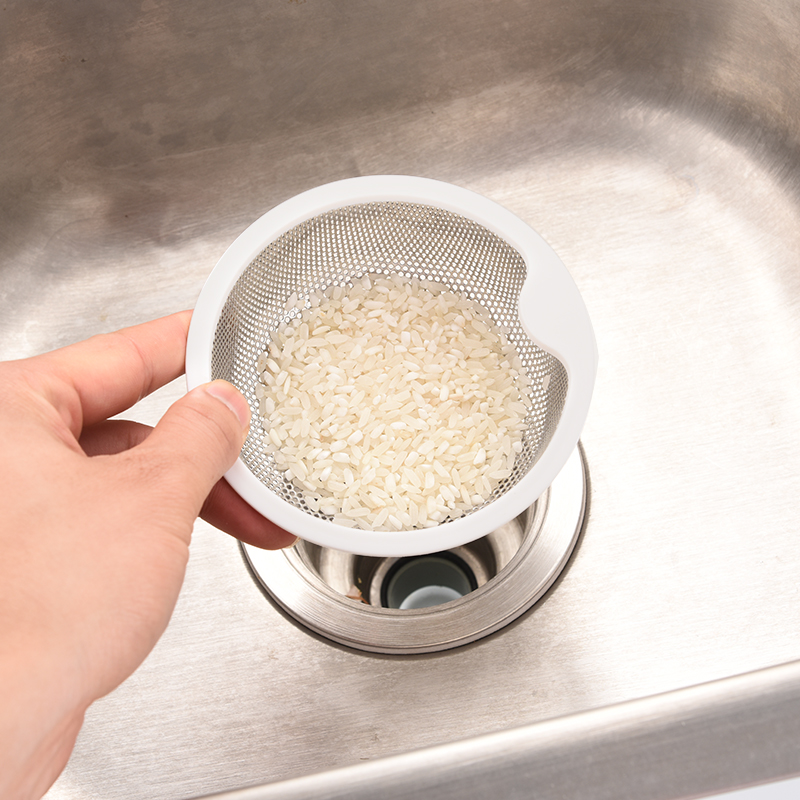 厨房水槽不锈钢过滤网洗菜盆洗碗水池提笼漏斗防堵塞下水道隔渣器