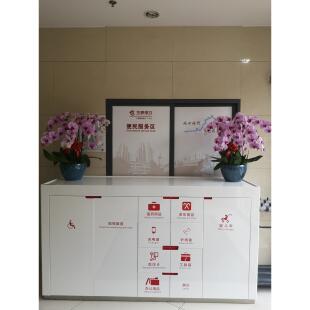 现货烤漆便民柜银行便民服务桌社区咨询服务柜台定制烤漆办公家具