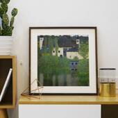 裱4K装 黑胡桃M裱画 画框空框装 饰相框定制十字绣裱框8K实木挂墙木