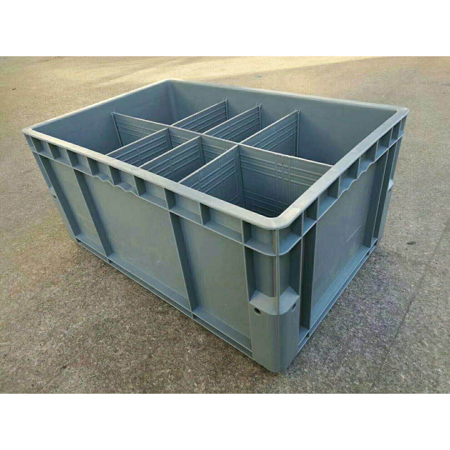 分格塑料箱分隔零件箱插板工具箱货架收纳元件物料盒600*400*280