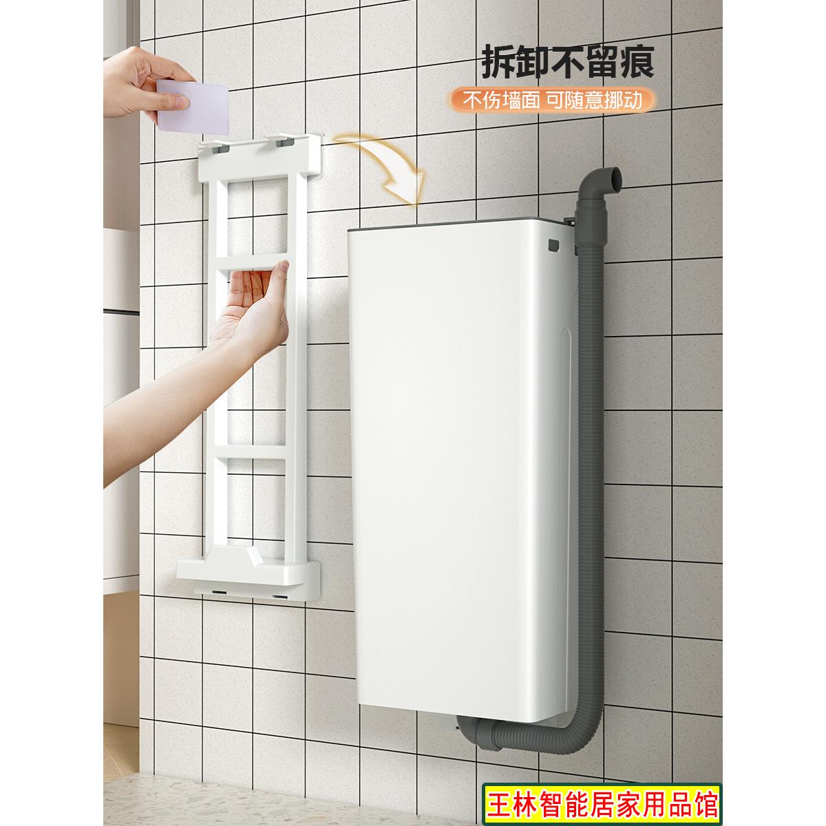 壁挂免手洗拖把桶洗脱一体全自动懒人神器家用平板吸水墩布刮刮乐