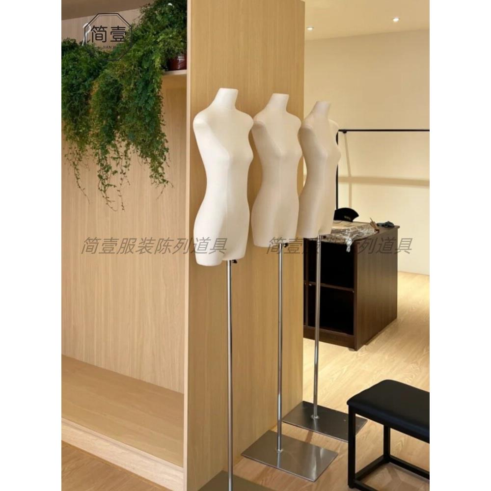 服装店女模特半身女装广州扁模特展示架婚纱橱窗假人台女模型道具