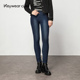Keywearcloud奇威秋冬高腰修身 紧身 百搭试试长裤