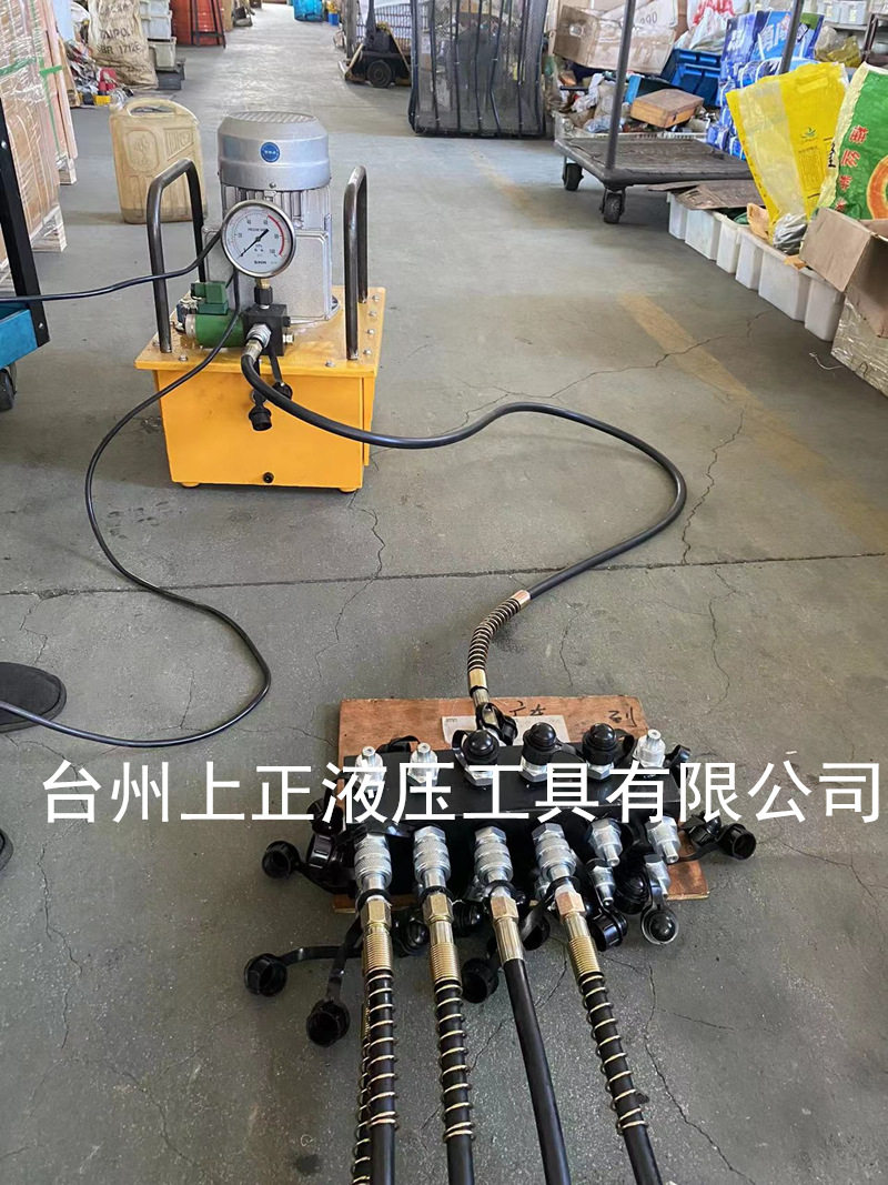 博鑫电动液压泵二十通分流阀1进20出分配器控制流速一拖二十