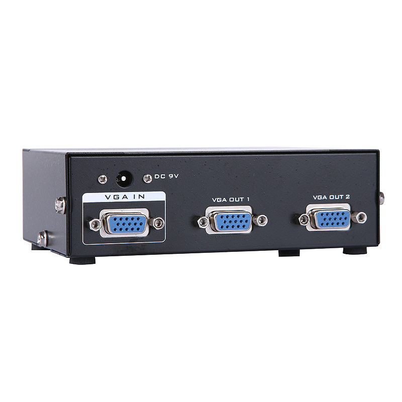迈拓维矩 VGA 1进2出 分配器电脑视频分频同步高清共享 MT-3502