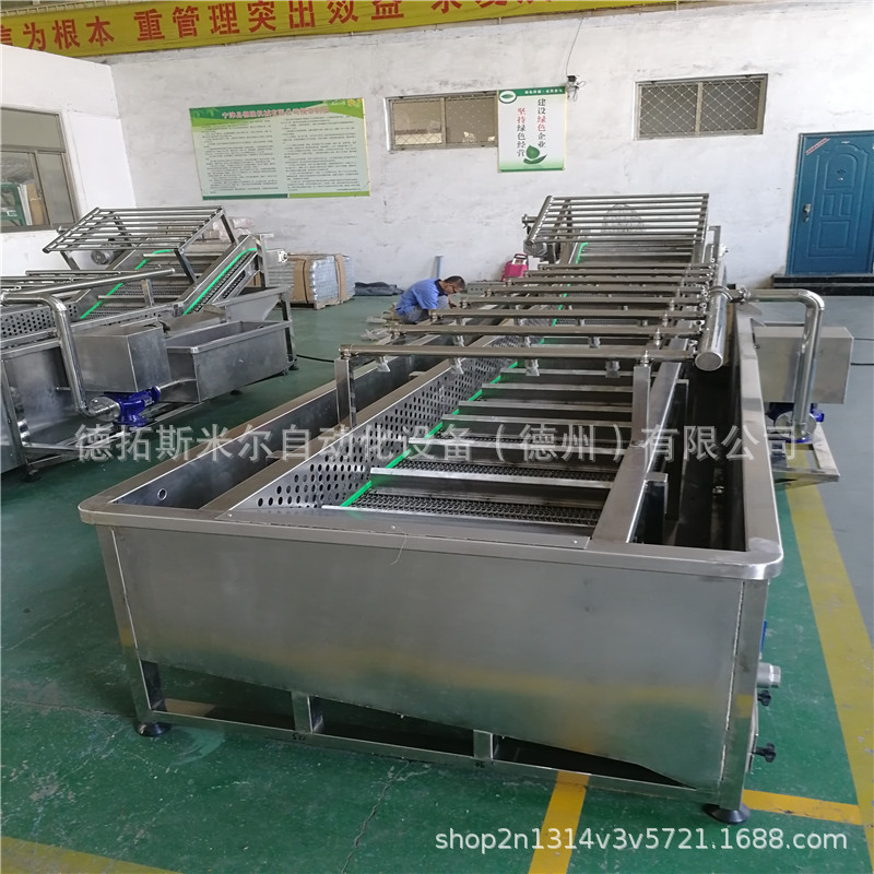 不锈钢网链气泡清洗输送机