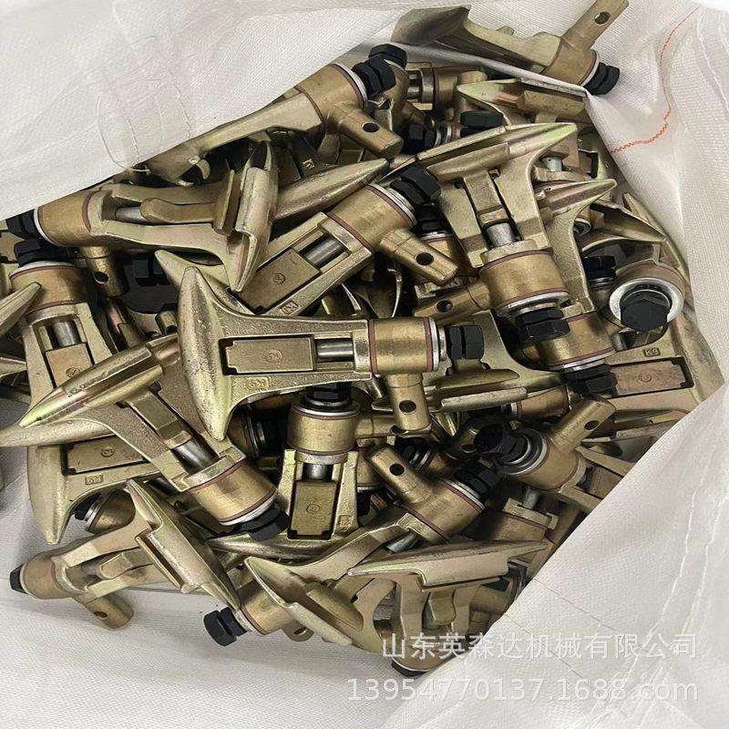 现货热销锻造矿用猴车抱索器固定式吊挂装置可摘挂自锁抱索器规格
