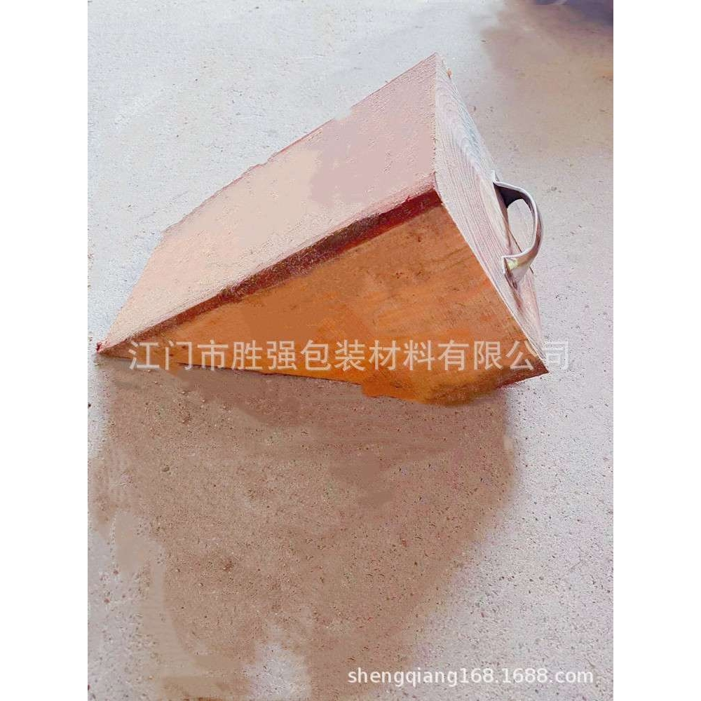 三角木止退器 木方枕木 建筑木方实木卡板 免熏蒸胶合托盘
