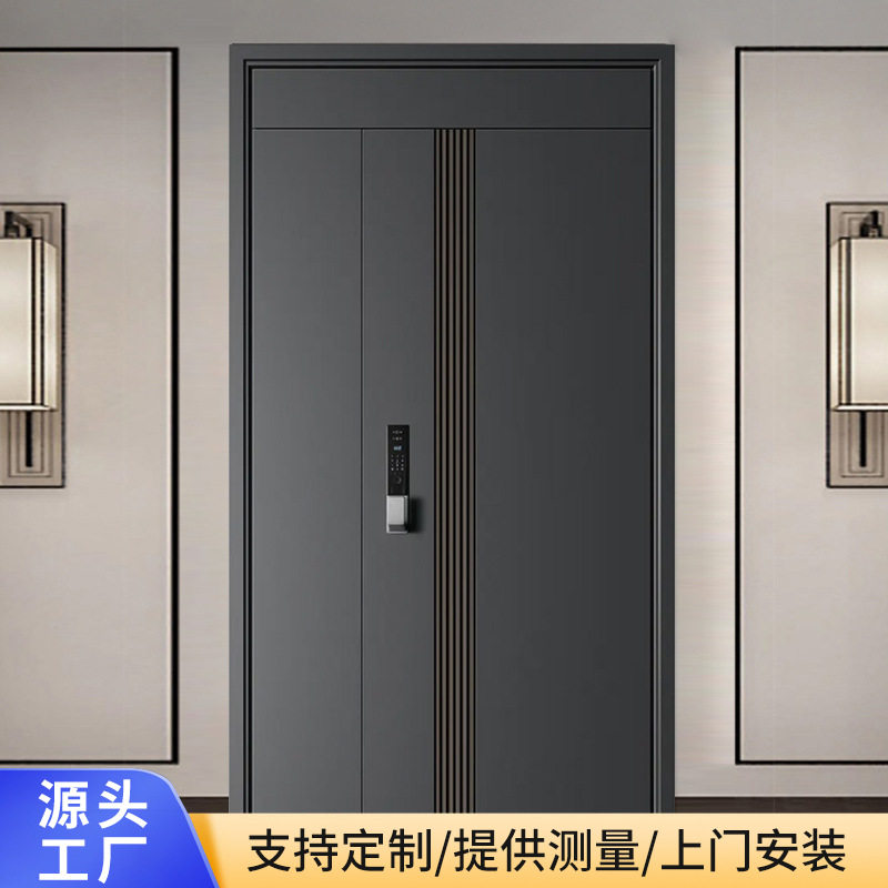 现货防盗门甲级入户进户单开双开子母门室内卧室门别墅大门