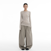 复古水洗做旧全棉宽松休闲直筒百搭长裤 24SS LIBERTY LINY