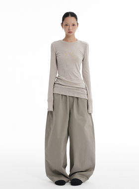 LINY LIBERTY 24SS 复古水洗做旧全棉宽松休闲直筒百搭长裤