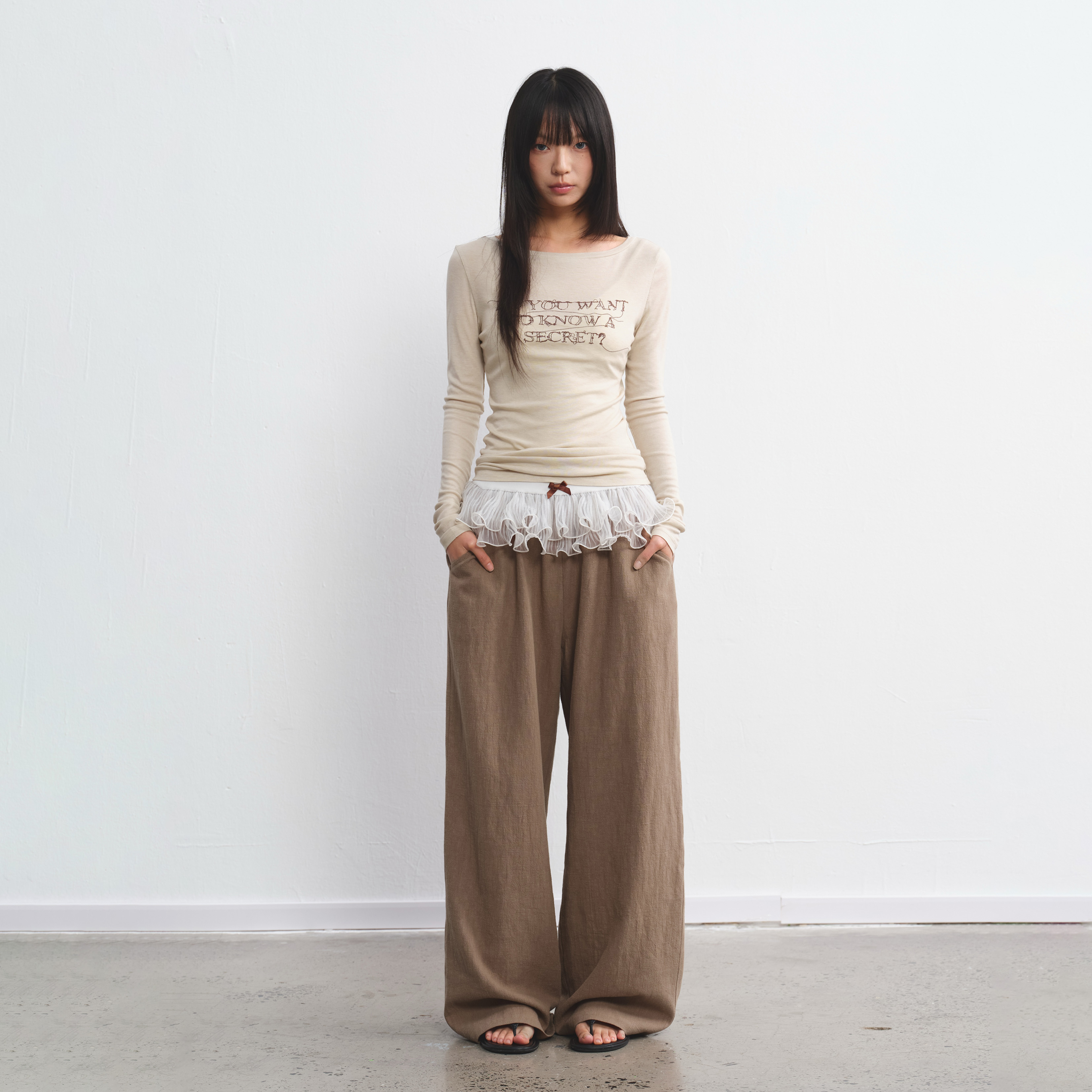 LINYLIBERTY吊带背心T恤套装