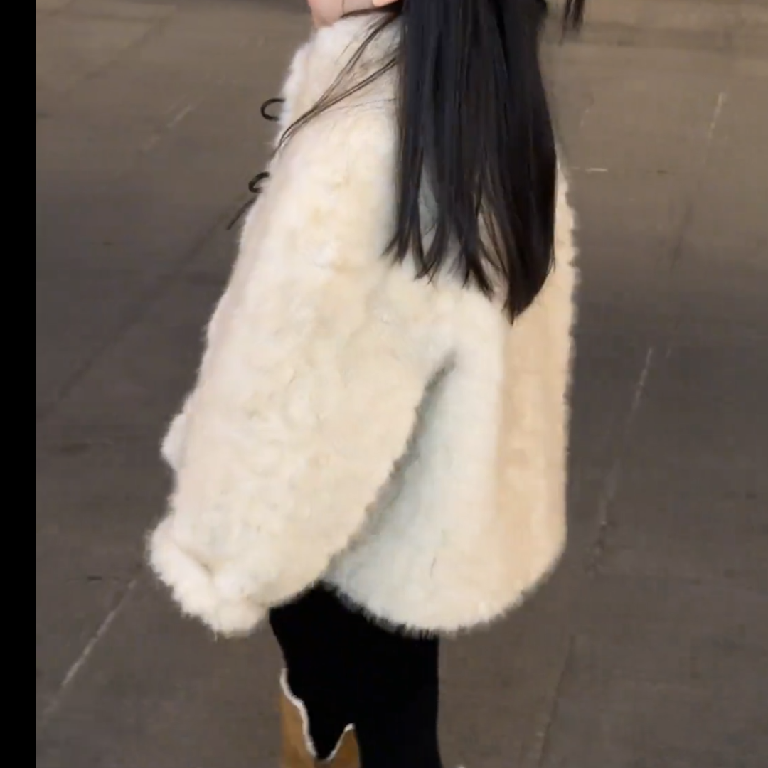 女童加绒加厚冬季棉袄外套环保毛毛仿皮草保暖时尚可爱蝴蝶结,童装/婴儿装/亲子装,棉袄/棉服,淘宝优惠券,粉丝福利购,淘宝优惠卷