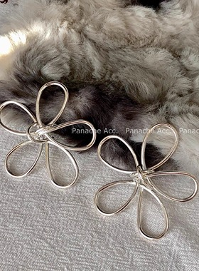 PANACHE 绝美设计感镂空超大花朵耳环 小众高级简约时尚气质耳钉