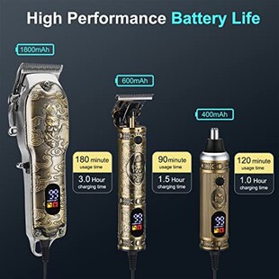 Suttik Hair Clippers for Men Beard Trimmer Nose Hair Trimmer