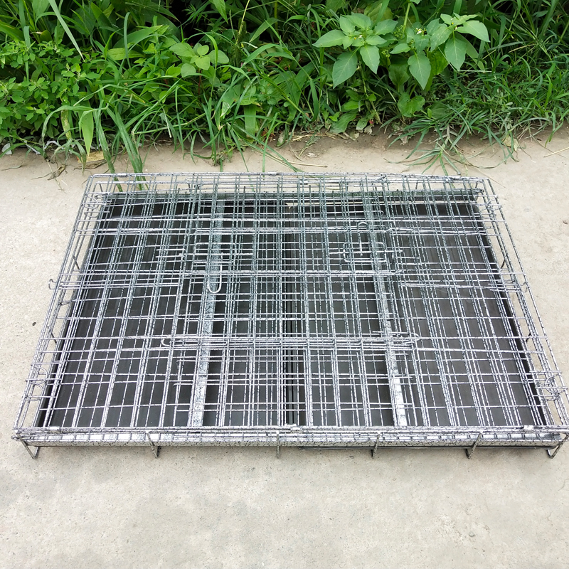 鸡笼子家用铁丝网特大号养殖笼  C折叠加粗角钢中小型犬宠物狗笼