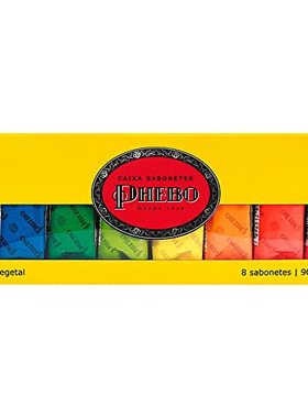 Linha Tradicional Phebo - Caixa Amarela de Sabonetes em Barr