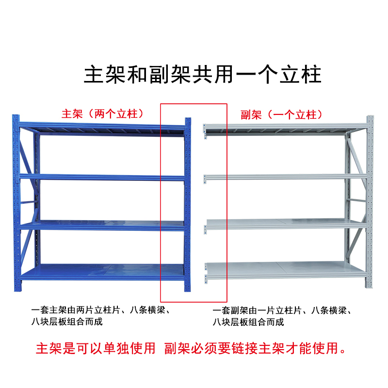 新品包邮广东仓储货架展示架库房置物架五金店可调节多层家用简易