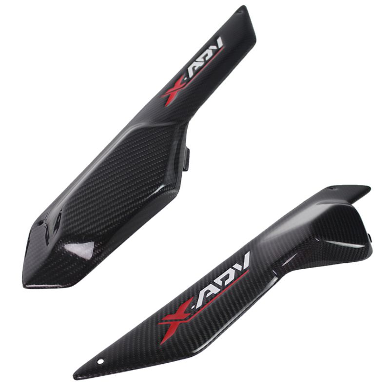 适用于 XADV-750 改装碳纤维车身侧盖贴片 侧板贴片 脚踏侧盖卡梦