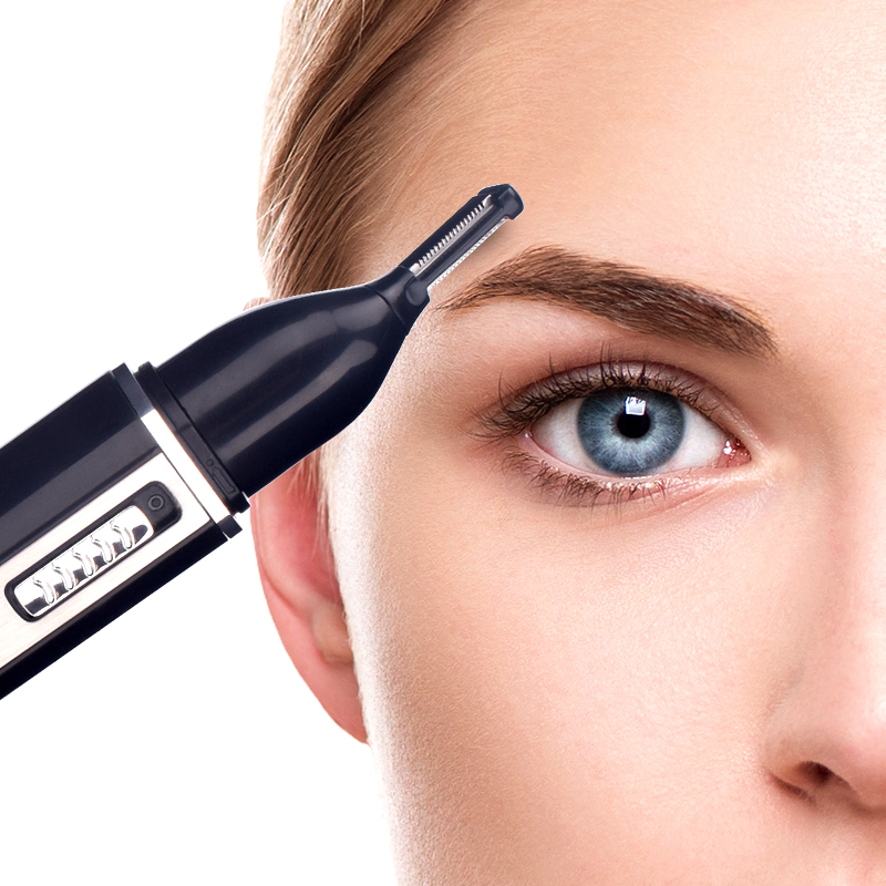 4 in 1 Rechargeable Men Electric Nose Ear Hair Trimmer Painl