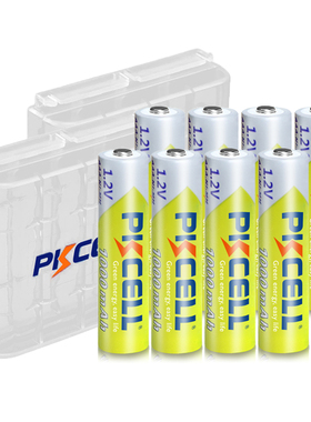 极速8Pcs PKCELL AAA Battery 1.2V Ni-MH AAA Rechargeable Batt