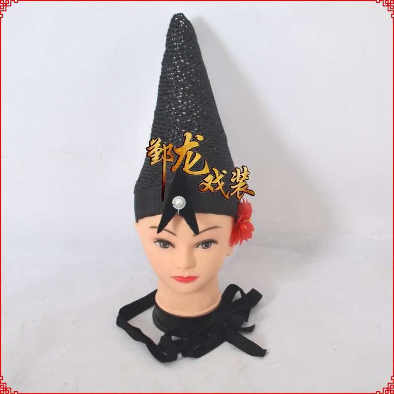 好货京剧服装/戏曲服装/戏剧服装武生李逵头饰高风巾透风巾头饰帽