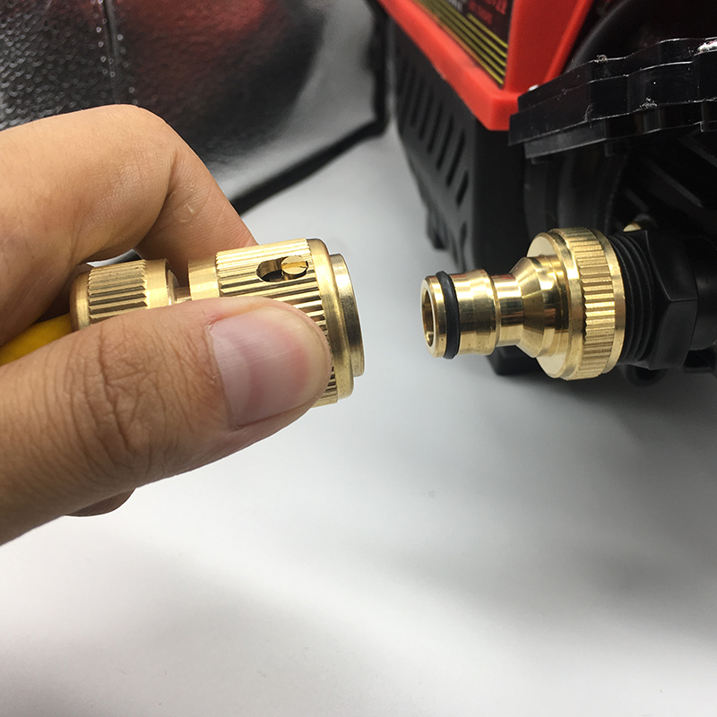 手提式高压洗车机进水过滤网奶嘴接头6分接口家用白马指南车亿力
