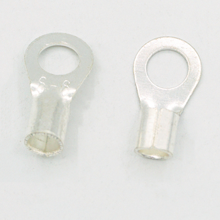 12冷压接线端子圆形裸端头线鼻铜线耳2.5平方 OT2.5