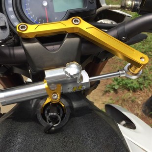 平衡杆车把阻尼固定支架 钛尺 黄龙600黄巡600改装 方向阻尼器码