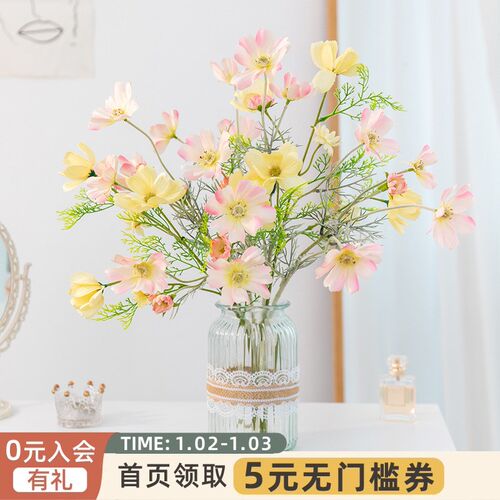 好货阿楹 ins奶油风仿真手捧花束毕业结婚拍照卧室玄关柜窗台装饰
