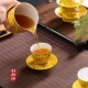 珐琅彩公道杯 均杯公茶道家用杯陶瓷功夫茶具配件分茶器 茶漏套装