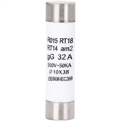 RO15熔断器10*38陶瓷保险丝管1A 6A10A16 32A 熔芯RT18 RT14 R015