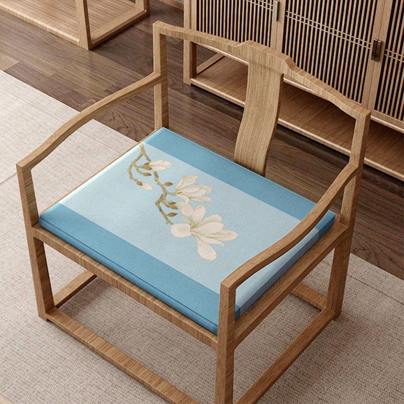 坐垫中式垫子红木沙发三人位海绵餐椅实木椅凳座垫餐桌防滑沙发垫