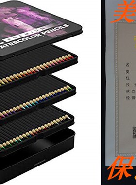 Castle Art Supplies 72 Watercolor Pencils Set for Adults and