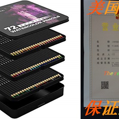 Castle Art Supplies 72 Watercolor Pencils Set for Adults and