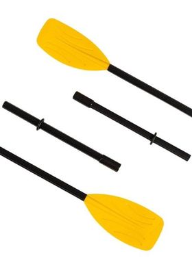 1Pair Boat Oars 48inch Detachable Rowing Rubber Dinghy