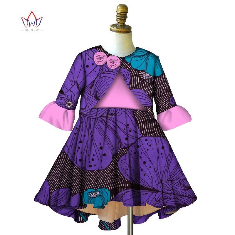 定制 African kid clothes非洲儿童服装洋装+外套套装非洲服装