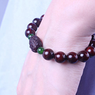 【多福多子】小叶紫檀1.0佛珠文玩手串念珠手链情侣趣味收藏送礼