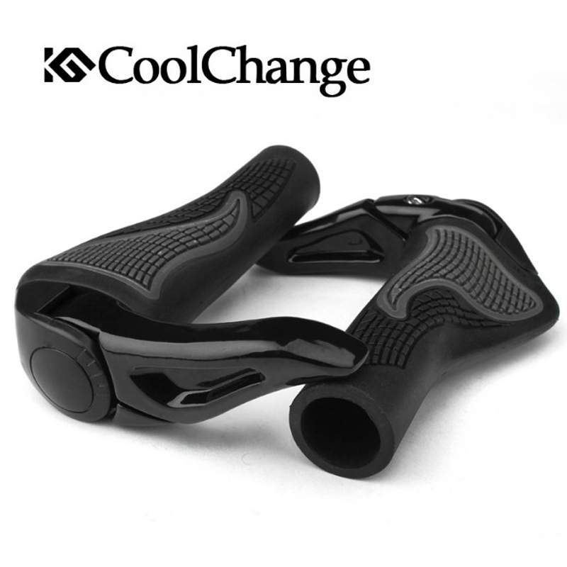 山地车通用橡胶把套羊角副把自行车舒适牛角把套单车骑行装备配件