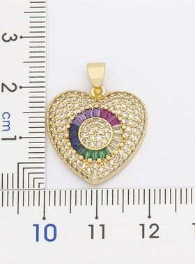 New Design Fashion Heart Pendent For Women Charm Chain Neckl
