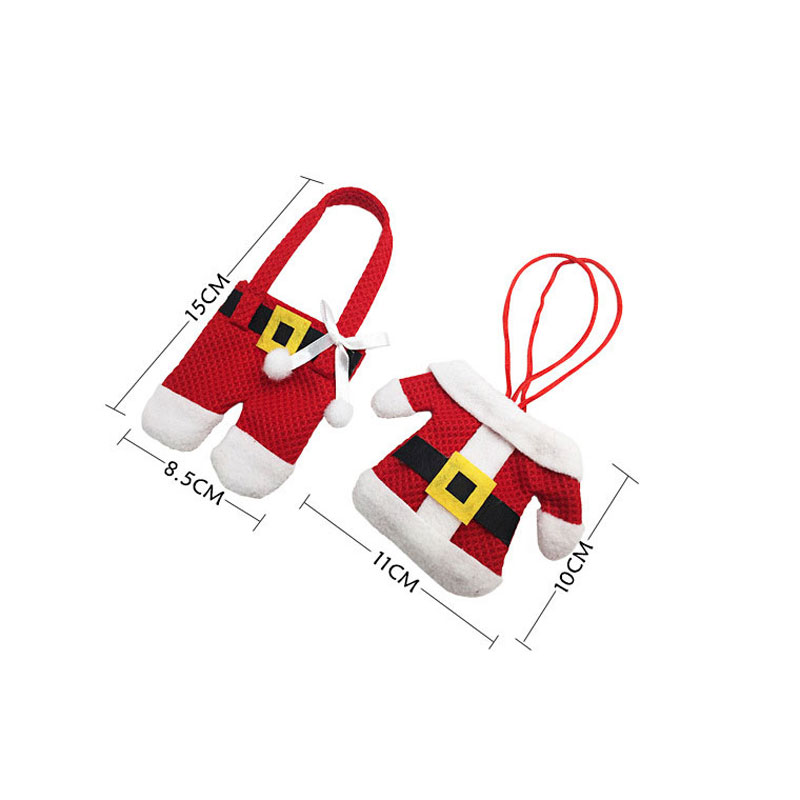 6Pcs New Year Chirstmas Tableware Holder Knife Fork Cutlery