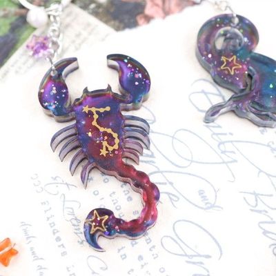 Zodiac Constellation Resin Molds Zodiac Animals Keychain