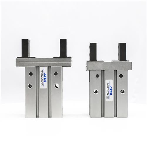 气动手指气缸平行气爪MHZL2-/MHZ2-16D/10D/20/25/32/40D/S夹具D2