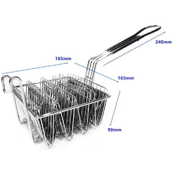 Taco Fryer Basket, Taco Shell Fryer, Holds 4 Shells Deep