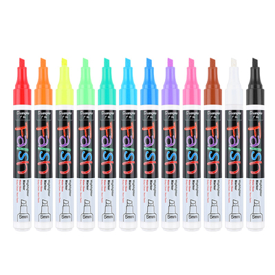 好货12 PCS Set Liquid Chalk Marker Pens Erasable Multi Color