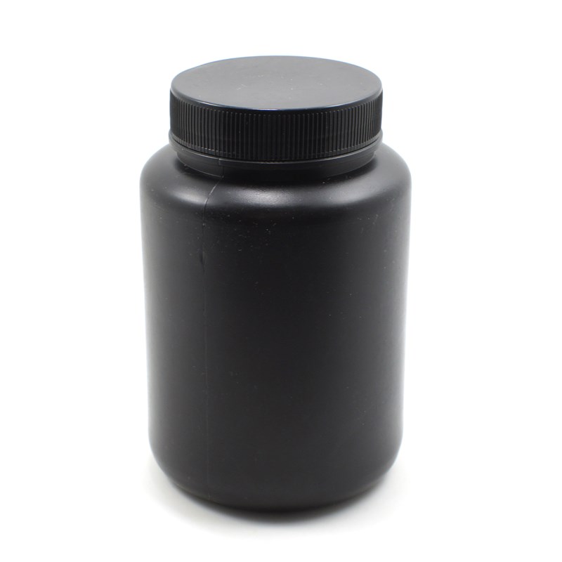 黑色防光储液瓶冲洗胶卷黑白彩色负片内盖试剂底片显影定影500ml