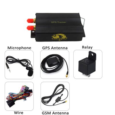 极速Car GPS Tracker TK103B Free Web APP Tracking Remote Cont