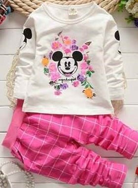 2pcs  baby girls set outfits spr autumn cloth set