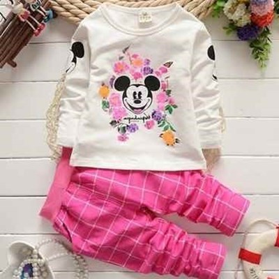 2pcs  baby girls set outfits spr autumn cloth set